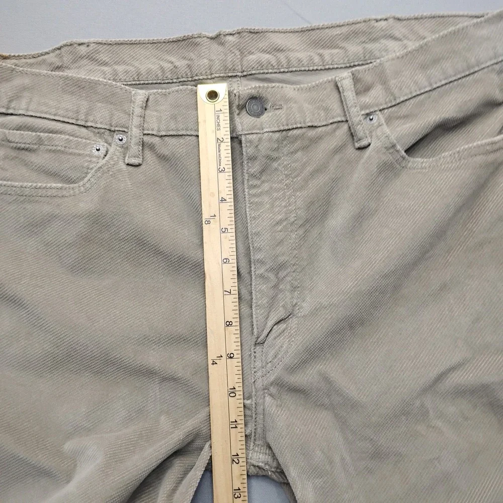 Levis 511 Slim Fit Corduroy Pants Mens 40x30 Beige Tan Stretch Corduroy